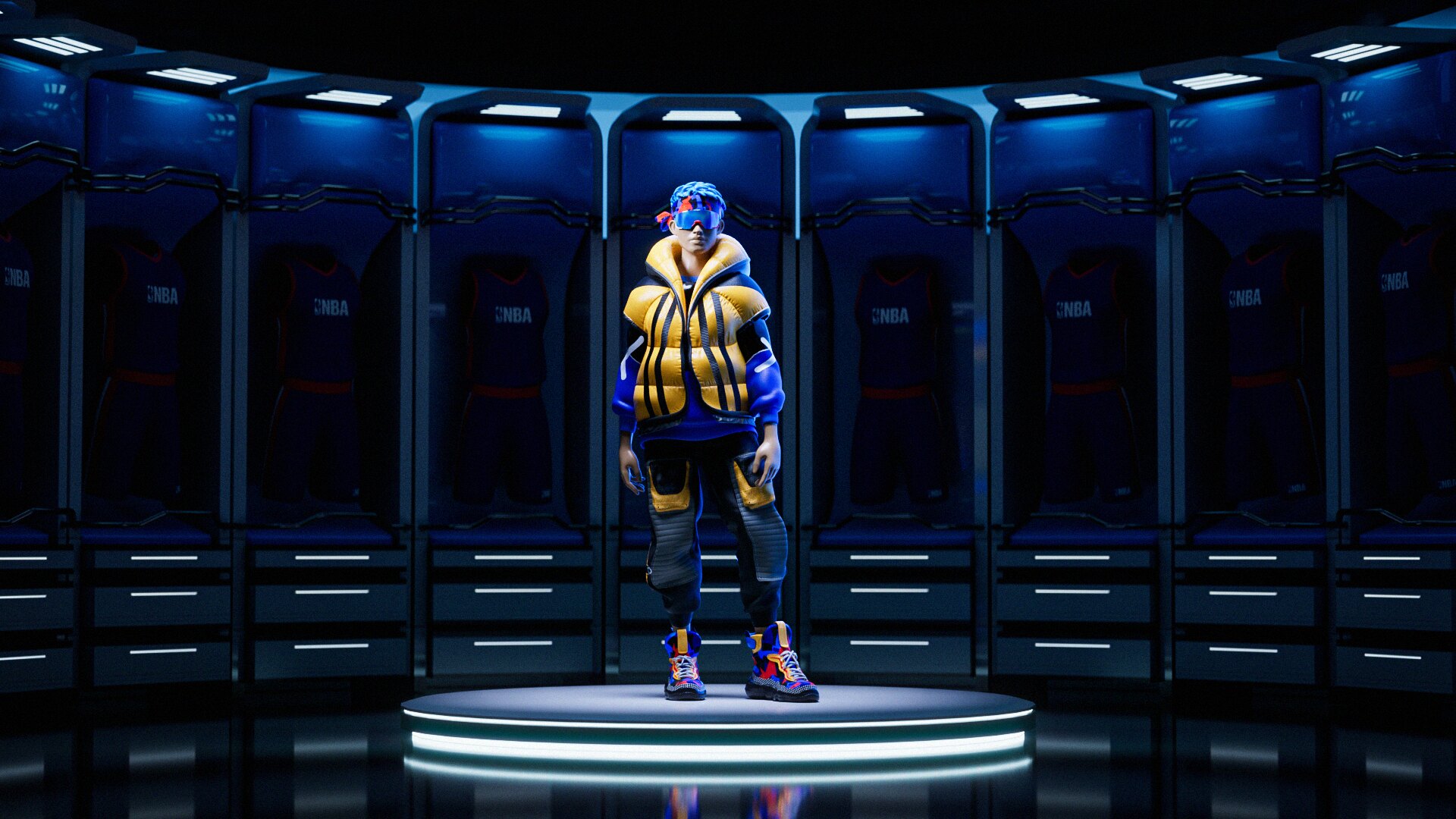 Pixel Arena locker room